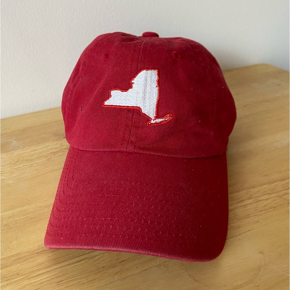 Red NY Baseball Cap / MAGA / Republican New York - Picture 2 of 4